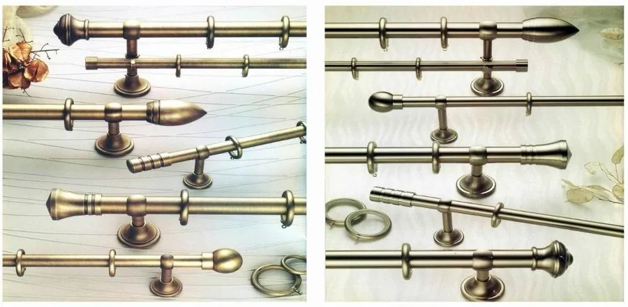 Foto: Coleccion Barras de Cortinas Cromo Brillo,Niquel Satinado de ...