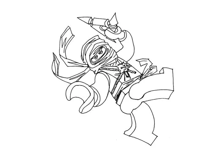 Ninja Go coloriage - Imagui