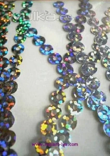 Foto: Decoracion para uñas. Cintas de lentejuelas, Cenefas, listones