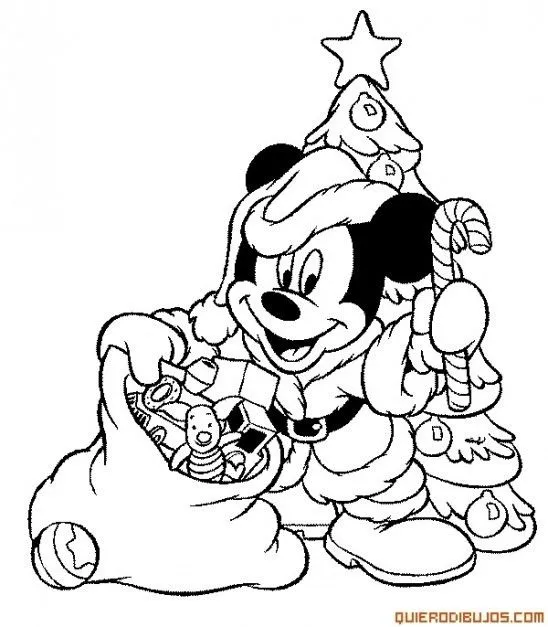 Foto - dibujos-para-colo-de-navidad-disney-3