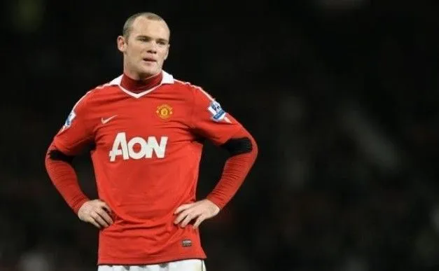 Foto - Inglés Maner United, el delantero Wayne Rooney gestos ... Foto - Inglés Maner United, el delantero Wayne Rooney gestos ...
