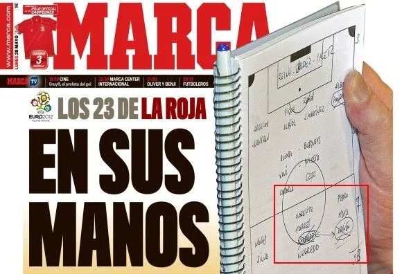 Foto | La libreta 'chivata' de Del Bosque - EcoDiario.es Foto | La libreta 'chivata' de Del Bosque - EcoDiario.es