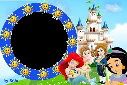 Foto moldura princesas baby - Imagui