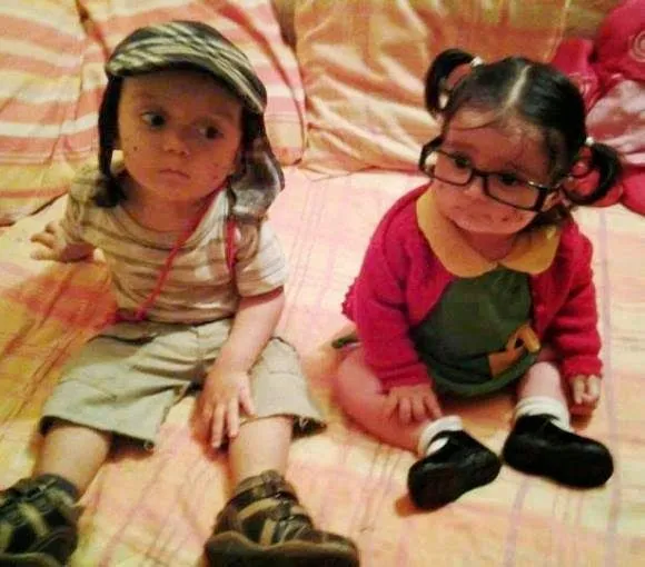 Foto Niños disfrazados del Chavo del 8 y la Chilindrina | Muchas Fotos Foto Niños disfrazados del Chavo del 8 y la Chilindrina | Muchas Fotos
