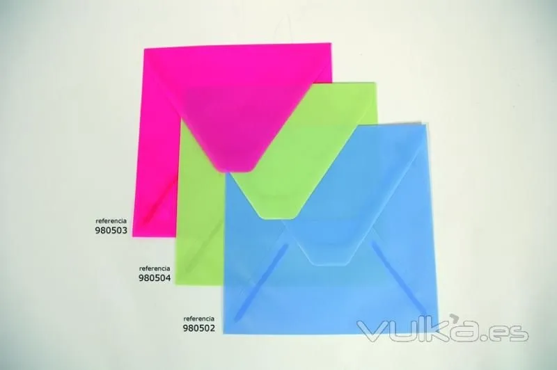 Foto: Sobres de Colores Azul,Verde y Fucsia Foto: Sobres de Colores Azul,Verde y Fucsia