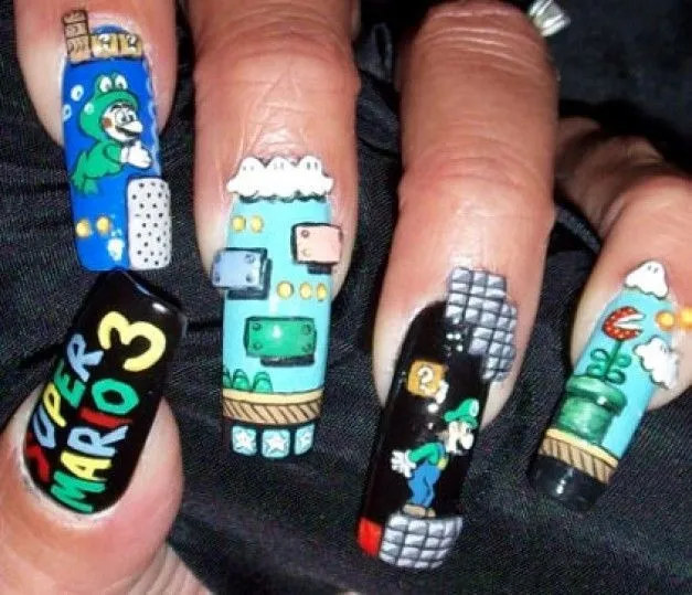 Foto - uñas-pintadas-con-dibujos-3