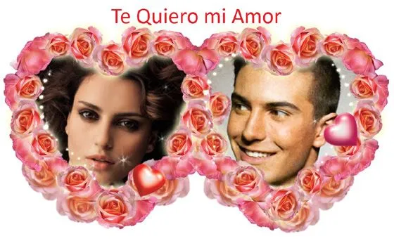 Fotoefecto doble con mensaje.
