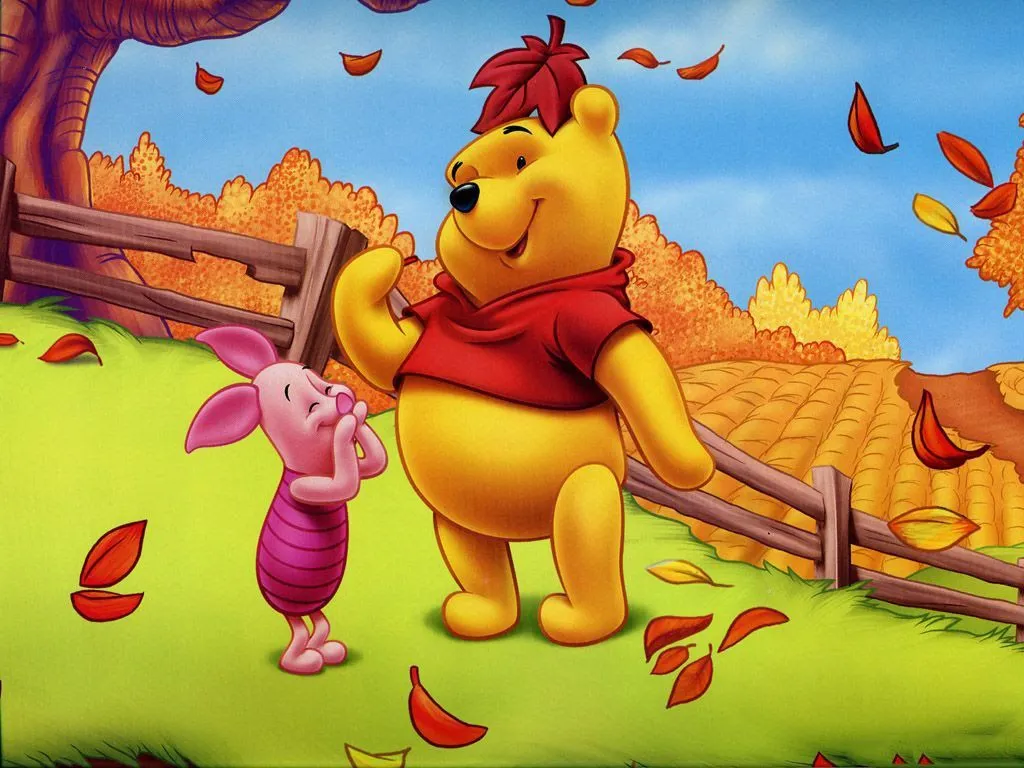 FOTOFRONTERA: Winnie pooh jugando con su pequeño amigo FOTOFRONTERA: Winnie pooh jugando con su pequeño amigo