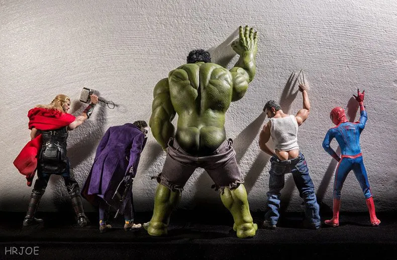 Fotógrafo documenta la vida secreta de los superheroes de juguetes ... Fotógrafo documenta la vida secreta de los superheroes de juguetes ...