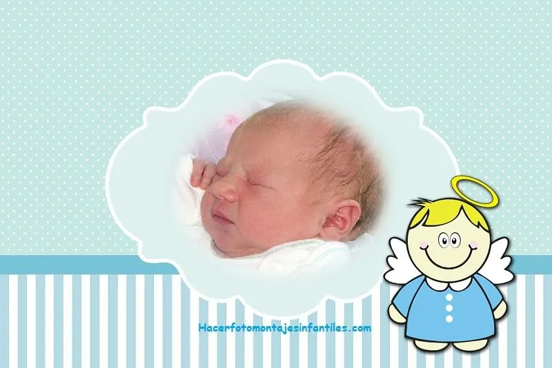 Fotomontaje de angelito para niños | Fotomontajes infantiles Fotomontaje de angelito para niños | Fotomontajes infantiles