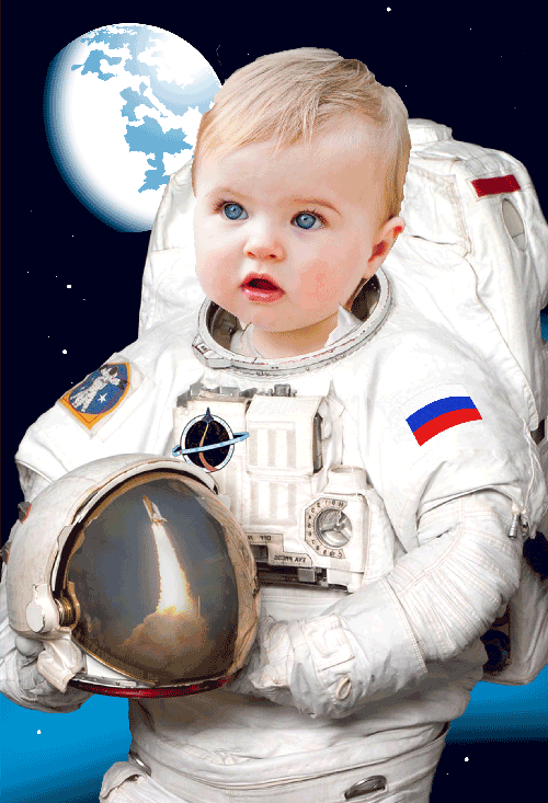 Fotomontaje de Astronauta para Bebé | Fotomontajes Infantiles ...