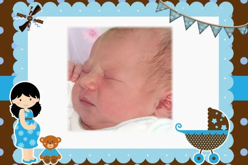 Fotomontaje para Baby Shower varones | Fotomontajes infantiles Fotomontaje para Baby Shower varones | Fotomontajes infantiles