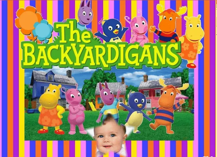 Fotomontaje para bebés de Backyardigans | Hacer Fotomontajes Gratis
