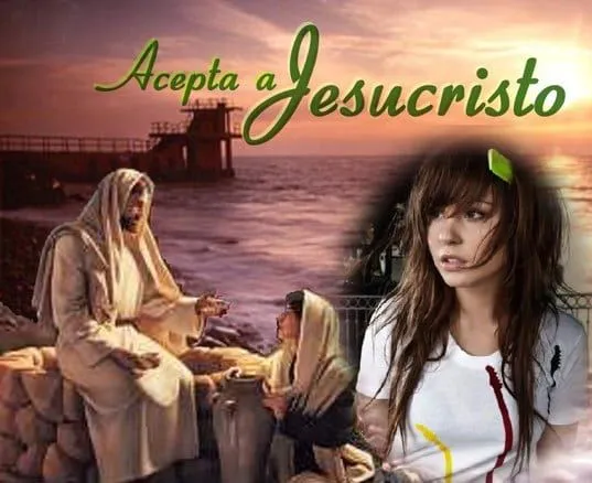Fotomontaje cristiano de “Acepta a Jesucristo” Fotomontaje cristiano de “Acepta a Jesucristo”