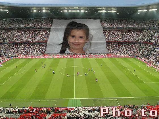 Fotomontaje de fútbol gratis. Imágenes Eurocopa.