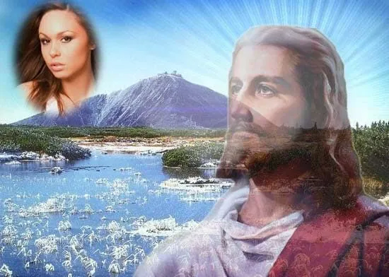 Fotomontaje hermoso con Jesús | Fotomontajes Cristianos