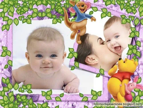 Fotomontaje Infantil Winnie the Pooh - Fotomontajes Online