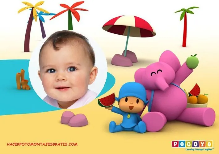 Fotomontaje de Pocoyó para bebes | Hacer Fotomontajes Gratis Fotomontaje de Pocoyó para bebes | Hacer Fotomontajes Gratis