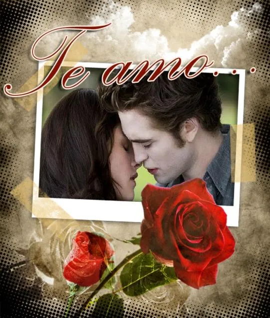 Fotomontaje de “Te Amo” con rosas rojas | Hacer Fotomontajes Gratis