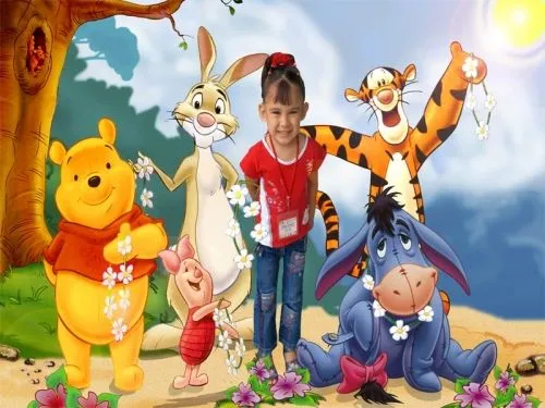 Fotomontaje de Winnie Pooh gratis - Imagui