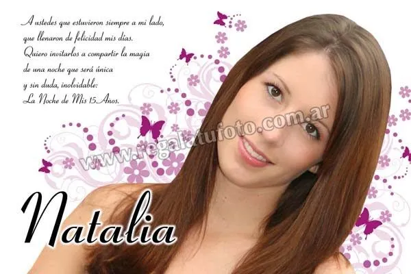 Fotomontaje para tarjetas de 15 años - Imagui Fotomontaje para tarjetas de 15 años - Imagui