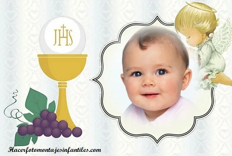 Fotomontajes de Primera Comunión con angelito | Fotomontajes ... Fotomontajes de Primera Comunión con angelito | Fotomontajes ...