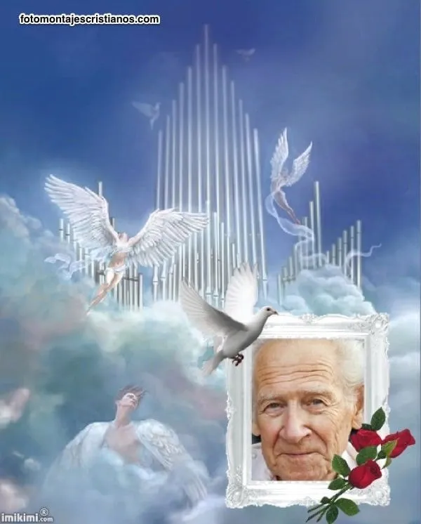 Fotomontajes cristianos para difuntos