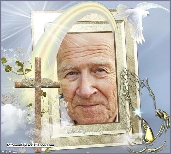 Fotomontajes cristianos para difuntos | Cristianos, Portaretratos para  fotos, Difuntos