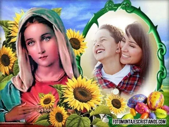 Fotomontaje Religioso con el Inmaculado Corazón de María ... Fotomontaje Religioso con el Inmaculado Corazón de María ...