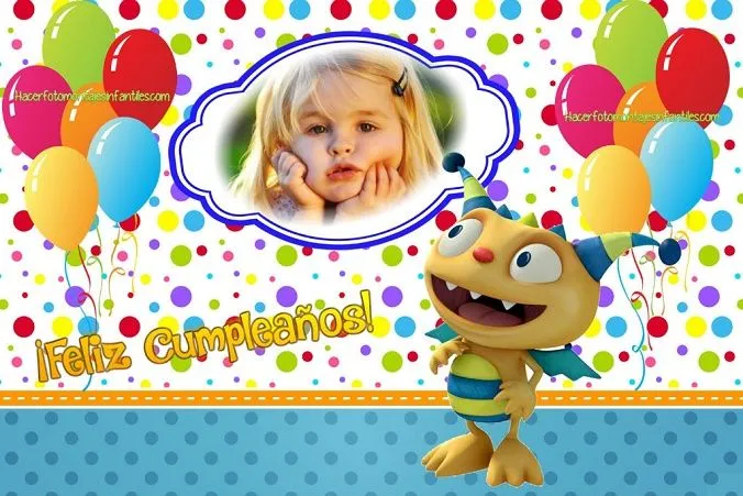 Fotomontajes de Cumpleaños infantiles | Fotomontajes infantiles