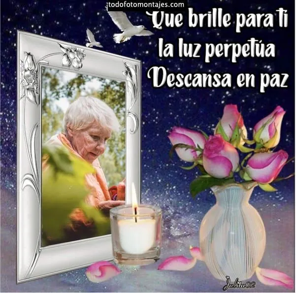 Fotomontajes para difuntos gratis 