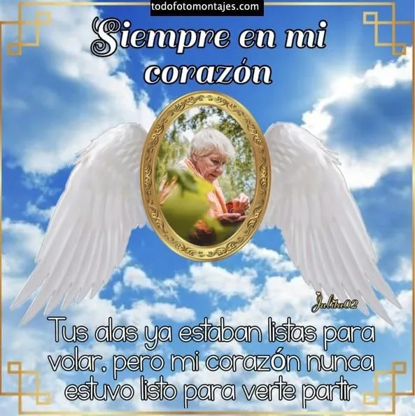 Fotomontajes para difuntos gratis 