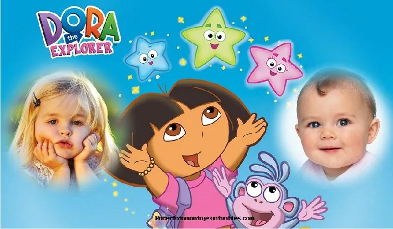 Fotomontajes de Dora la Exploradora | Fotomontajes infantiles