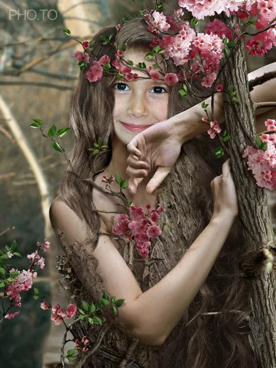 Fotomontajes de hadas. Vuélvete una ninfa de los bosques.