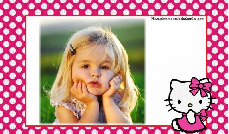 Fotomontajes de Hello Kitty | Fotomontajes infantiles Fotomontajes de Hello Kitty | Fotomontajes infantiles