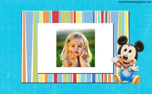 Fotomontajes con Mickey y sus amigos | Hacer Fotomontajes Gratis