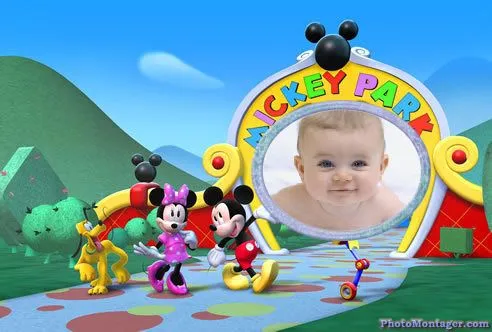 Fotomontajes Infantiles - Mundo de Mickey Mouse