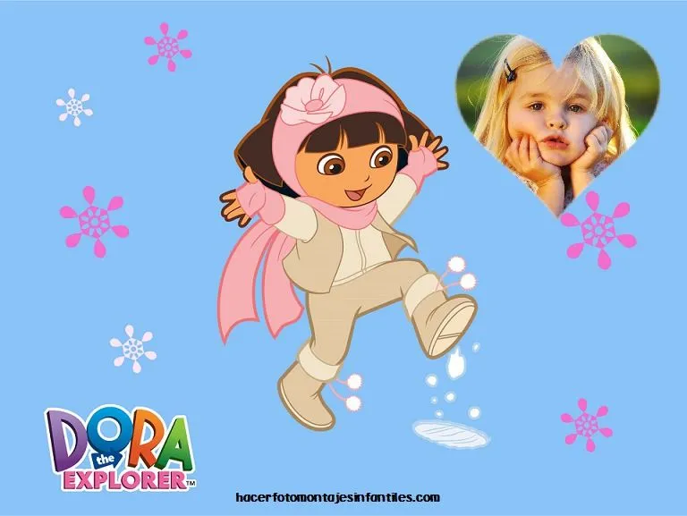 Fotomontajes de Dora la Exploradora | Fotomontajes infantiles