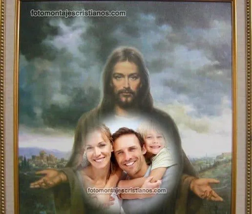 Hacer fotomontajes de Jesús