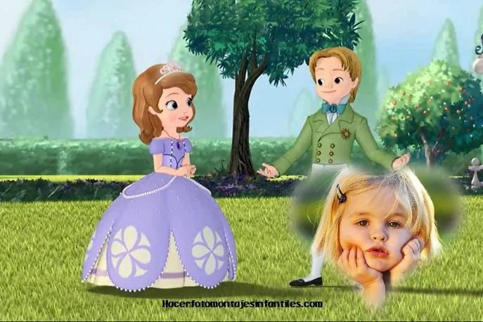 Fotomontajes de Princesa Sofía | Fotomontajes infantiles