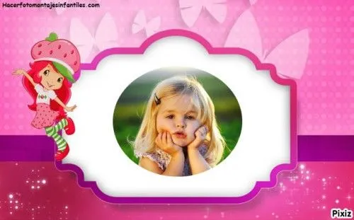 Fotomontajes de Rosita Fresita y sus amigas | Fotomontajes infantiles