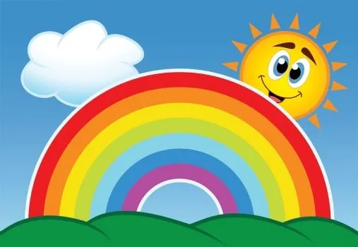 Paisajes de arcoiris infantiles - Imagui