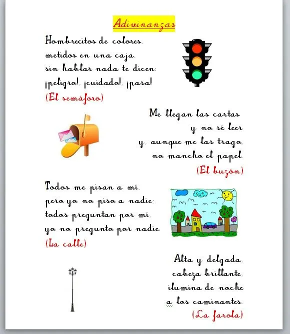 Adivinanzas Dificiles Con Respuestas Y Dibujos | Search Results ...