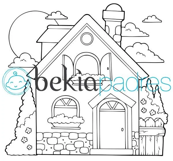 Dibujos de casas bonitas - Imagui