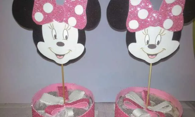 Cotillón minnie: centros de mesa, globos, tarjetas y más ...