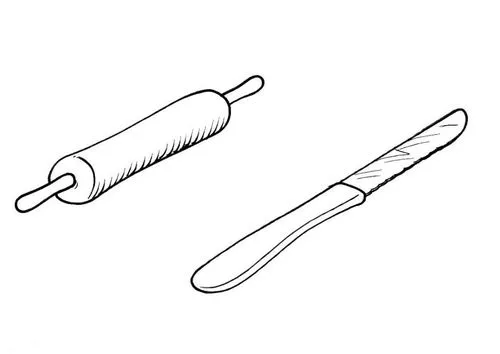 COLOREA TUS DIBUJOS: Rodillo y Cuchillo para colorear COLOREA TUS DIBUJOS: Rodillo y Cuchillo para colorear