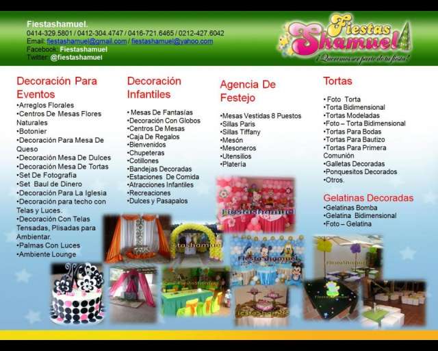 Servicio para fiestas infantiles - Imagui