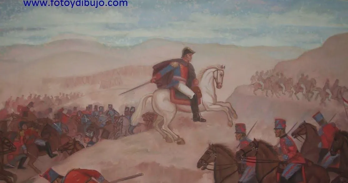 SOLO FOTOS Y DIBUJOS: DIBUJO DE LA BATALLA DE JUNÍN SOLO FOTOS Y DIBUJOS: DIBUJO DE LA BATALLA DE JUNÍN