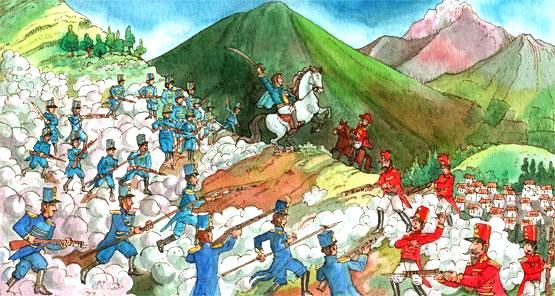 FOTOS DIBUJOS IMAGENES HISTORIA: DIBUJOS DE LA BATALLA DE PICHINCHA FOTOS DIBUJOS IMAGENES HISTORIA: DIBUJOS DE LA BATALLA DE PICHINCHA
