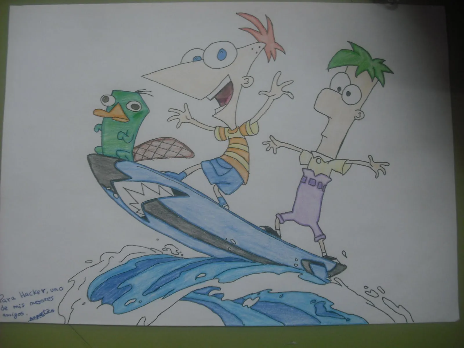 fotos de dibujos: Phineas, Ferb y Perry el ornitorrinco